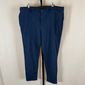 Zella Mens Navy Blue Performance Pants‎ Size 40 Golf Casual Comfort Stretch